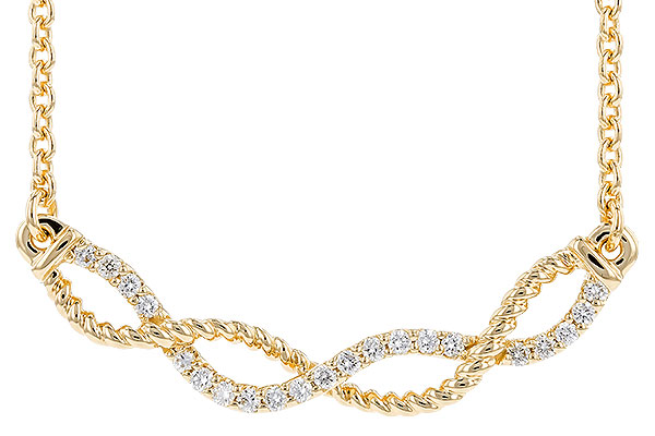 G300-91958: NECKLACE .12 TW