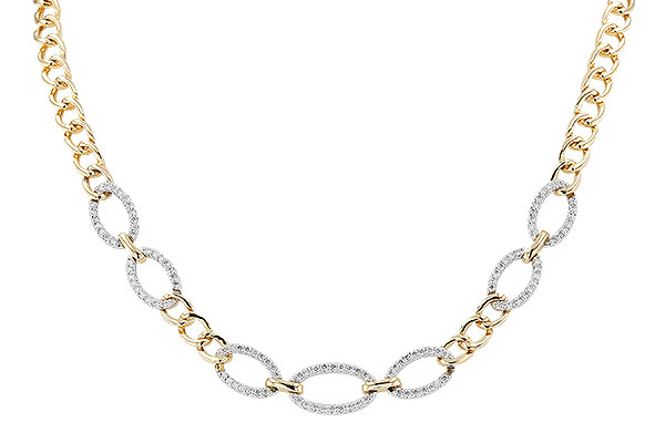 G300-92858: NECKLACE 1.12 TW (17")(INCLUDES BAR LINKS)