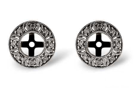 K027-35558: EARRING JACKETS .12 TW (FOR 0.50-1.00 CT TW STUDS)