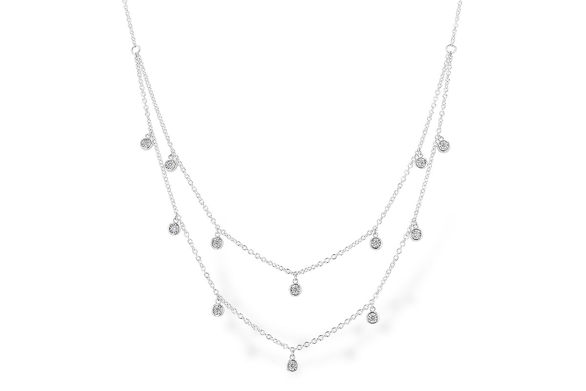M300-91985: NECKLACE .22 TW (18 INCHES)