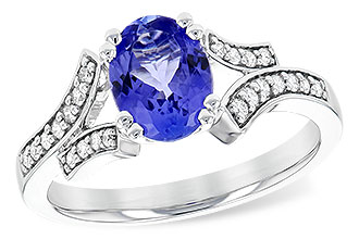 B217-33813: LDS RG 1.15 TANZANITE 1.30 TGW