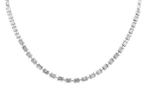 B300-94668: NECKLACE 2.02 TW BAGUETTE