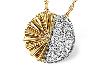 F301-88276: NECKLACE .50 TW