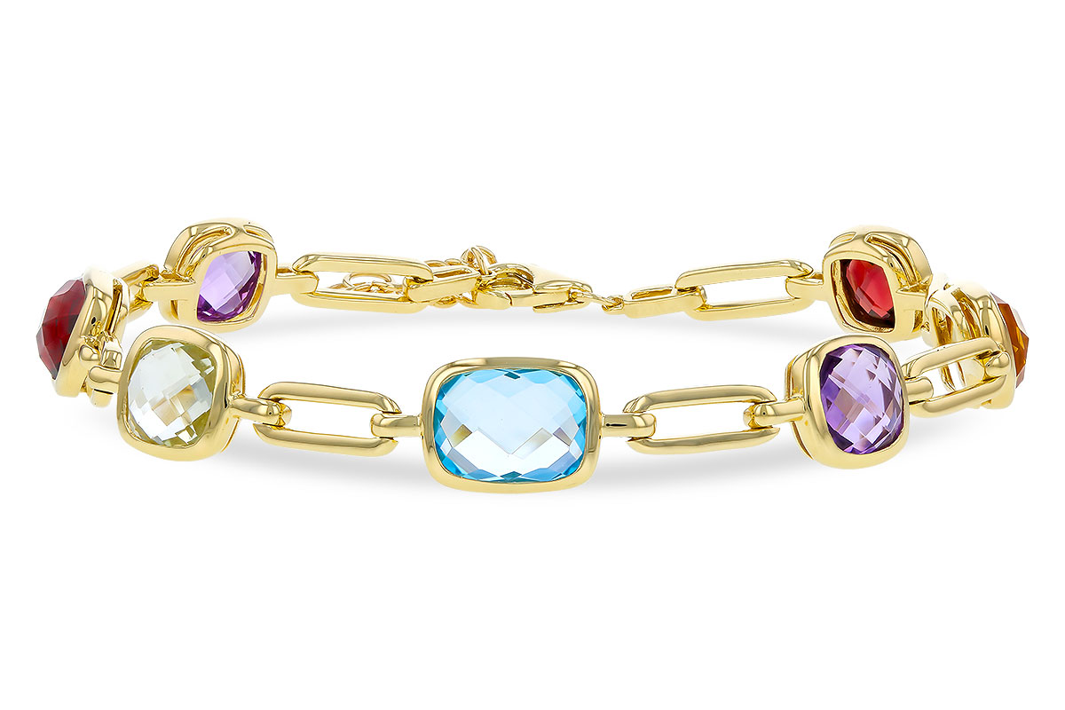 K301-85594: BRACELET 8.87 TW SEMI-PREC (GT,CIT,AMY,G.AMY,BT)