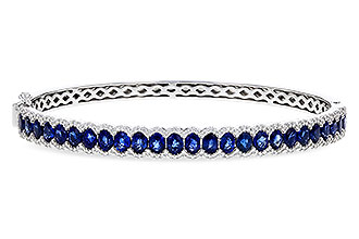 L301-89194: BANGLE 5.09 TW SAPPHIRE 5.65 TGW