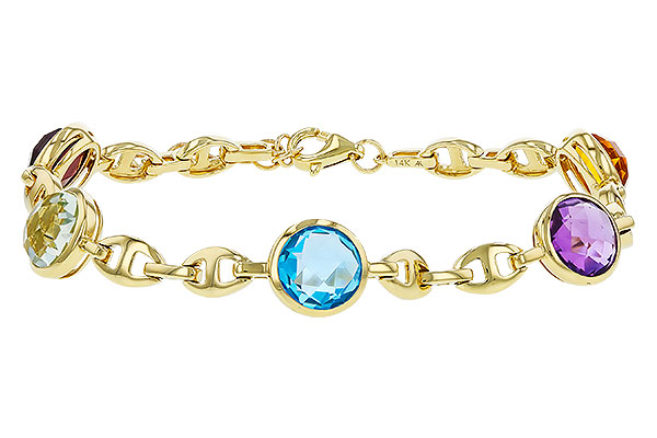 M301-85585: BRACELET 7.09 TW SEMI-PREC (GT,CIT,AMY,G.AMY,BT)